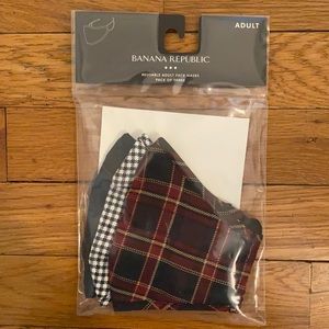 Adult Face Masks - Pack of 3